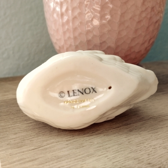 Lenox Swan Name Card Holder, Small Vintage Ivory Figurine - Picture 5 of 16